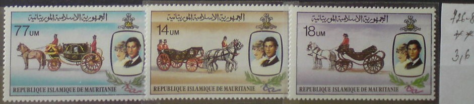 Mauretánia 726-8 **