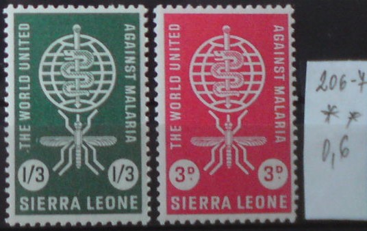 Sierra Leone 206-7 **