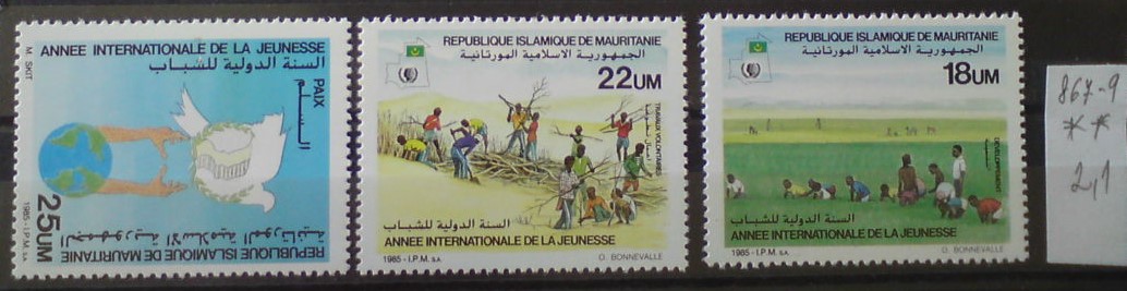 Mauretánia 867-9 **