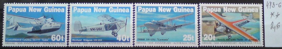 Papua Nová Guinea 473-6 **