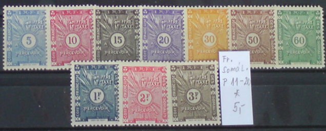Francúzske Somálsko P 11-20 *