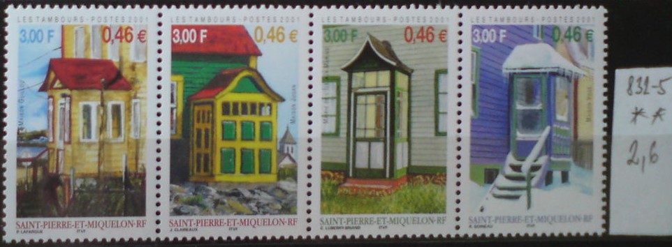 Saint Pierre a Miguelon 832-5 **