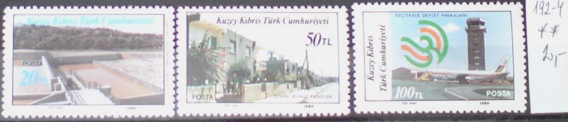 Turecký Cyprus 192-4 **