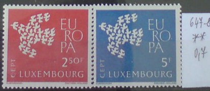 Luxembursko 647-8 **