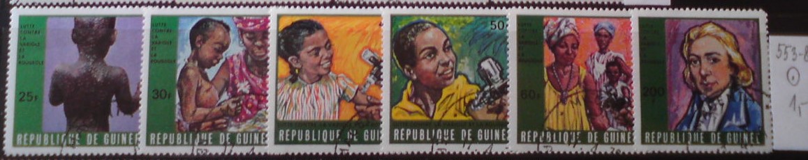 Francúzska Guinea 553-8