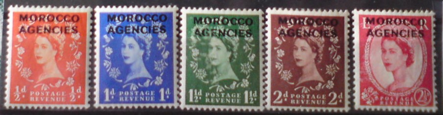 Britská pošta v Maroku 101/5 *