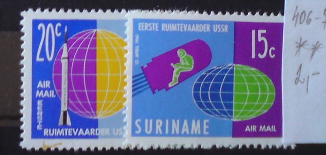 Surinam Mi 406-7 **