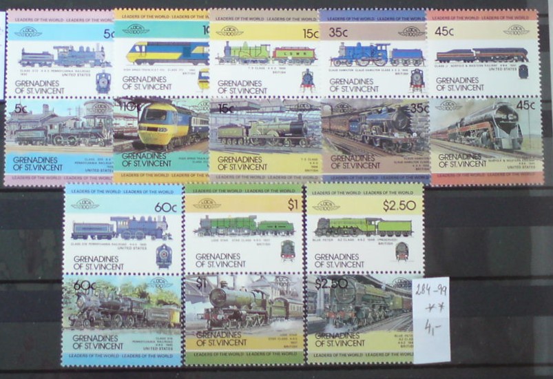Svätý Vincent a Grenadiny 284-99 **