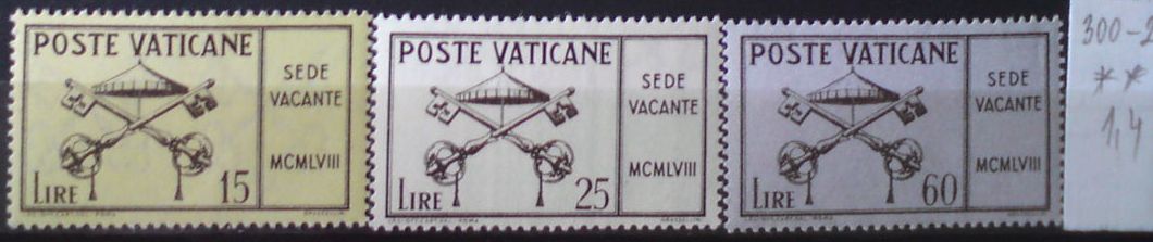 Vatikán Mi 300-2 **