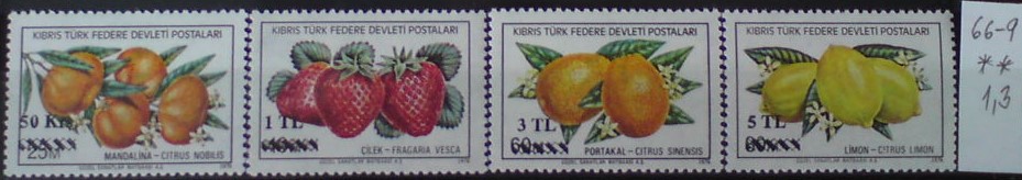 Turecký Cyprus 66-9 **