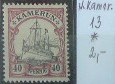 Nemecký Kamerun 13 *