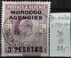 Britská pošta v Maroku 30