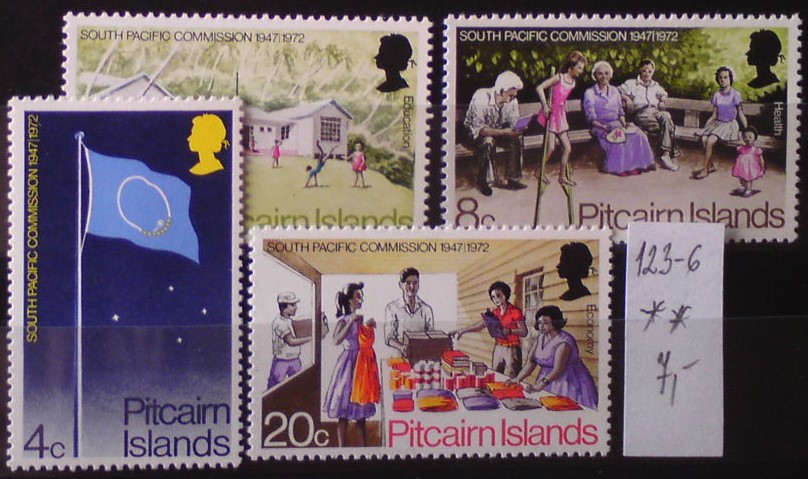 Pitkairnove ostrovy 123-6 **