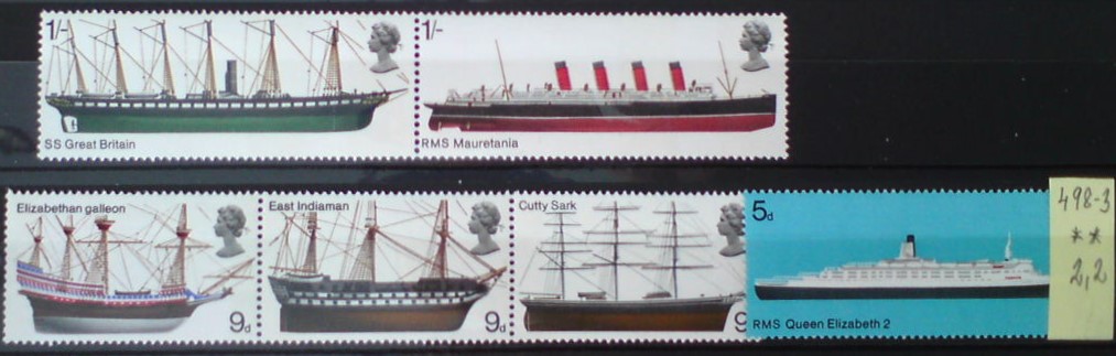 Veľká Británia 498-3 **