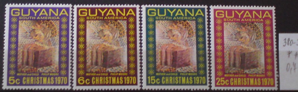 Britská Guyana 380-3 **