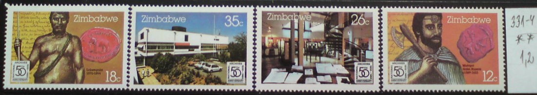 Zimbabwe 331-4 **