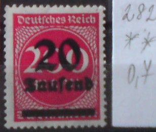 Nemecká Ríša 282 **
