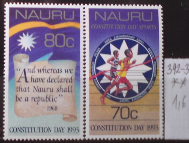 Nauru 392-3 **