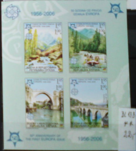 Srbská Bosna a Hercegovina BL 13 B **