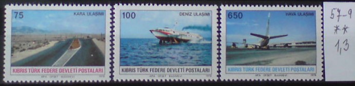 Turecký Cyprus 57-9 **