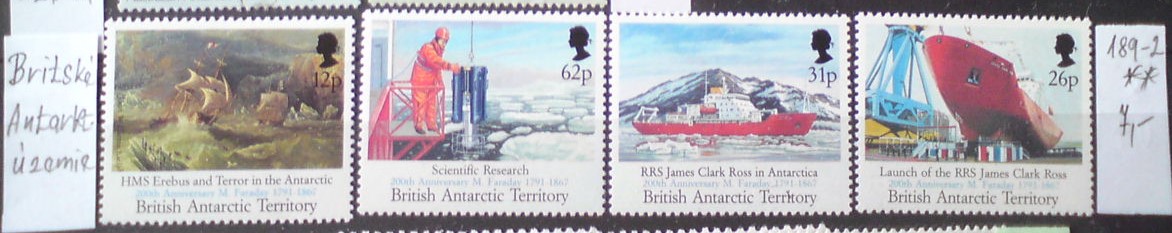 Britské Antarktické územie 189-2 **