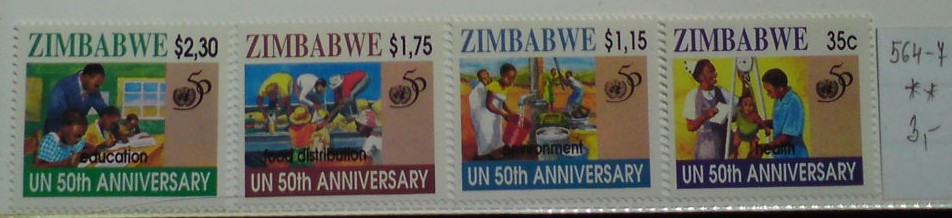 Zimbabwe 564-7 **