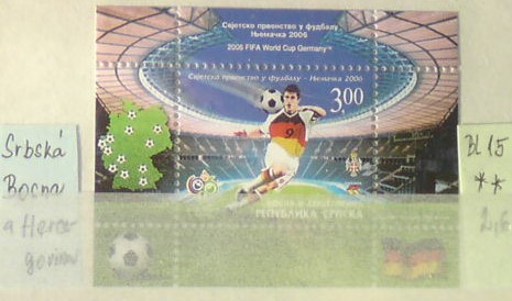 Srbská Bosna a Hercegovina BL 15 **