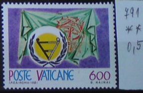 Vatikán 791 **