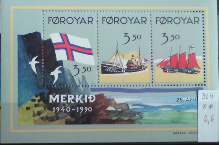 Faerské ostrovy BL 4 **
