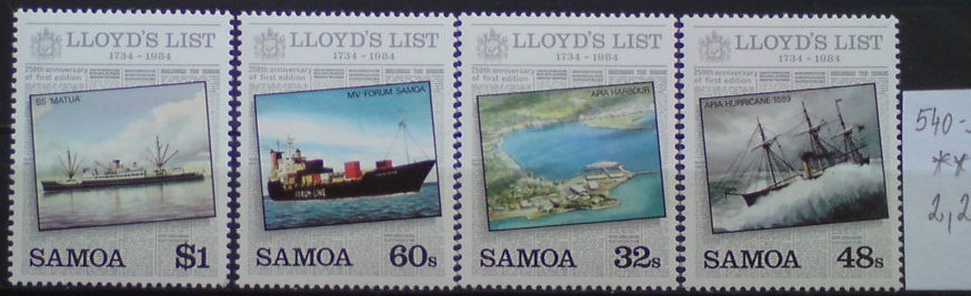 Samoa 540-3 **