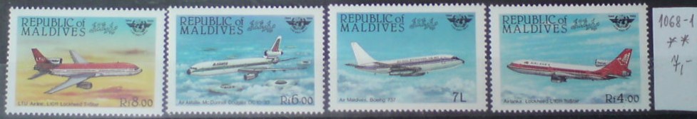 Maledivy 1068-1 **