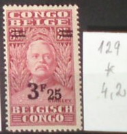 Belgické Kongo 129 *