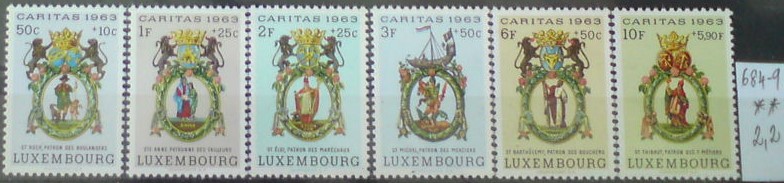 Luxembursko 684-9 **