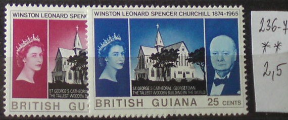Britská Guyana 236-7 **
