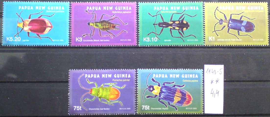 Papua Nová Guinea 1140-5 **