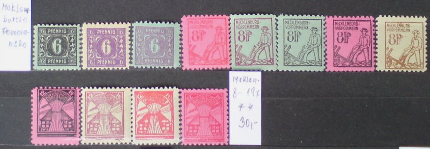 Maklenbursko-Pomoransko 8-19 x **