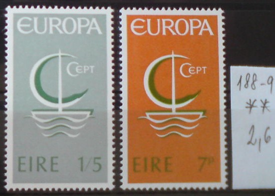  Írsko 188-9 **