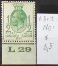 Veľká Británia 170 x *