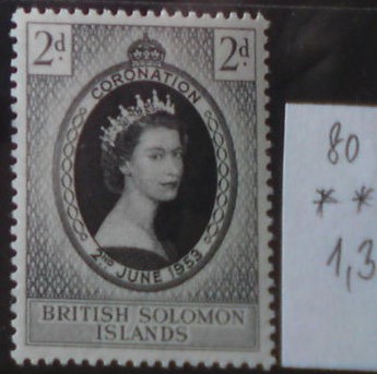 Britské Šalamunové ostrovy 80 **