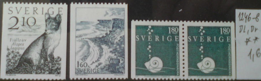 Švédsko 1246-8 **