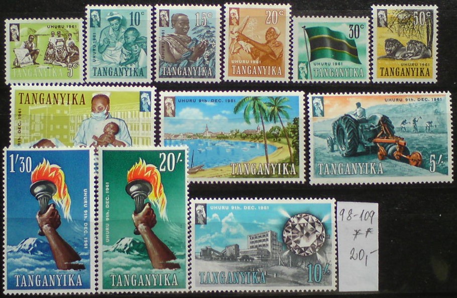 Tanganika 98-109 **