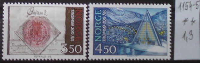 Nórsko 1154-5 **
