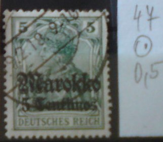 Nemecká pošta v Maroku 47