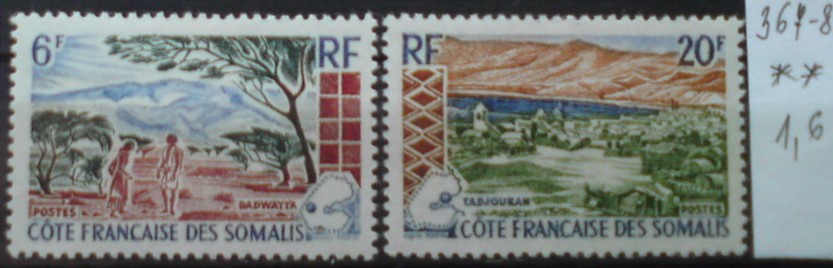 Francúzske Somálsko 367-8 **