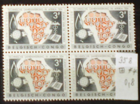 Belgické Kongo 358 **