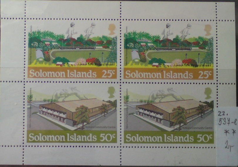 Šalamúnove ostrovy 537-8 klb. **