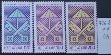Vatikán 726-8 **