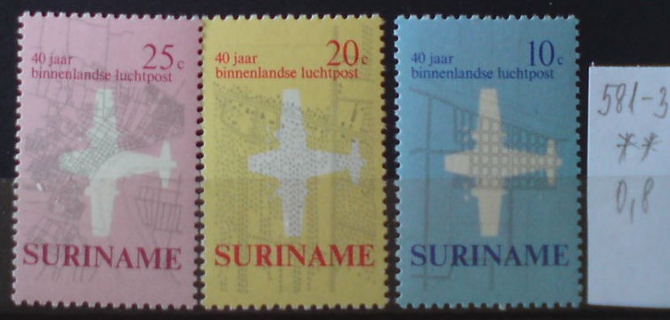 Surinam Mi 581-3 **
