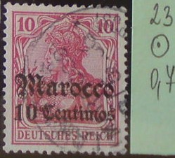Nemecká pošta v Maroku 23