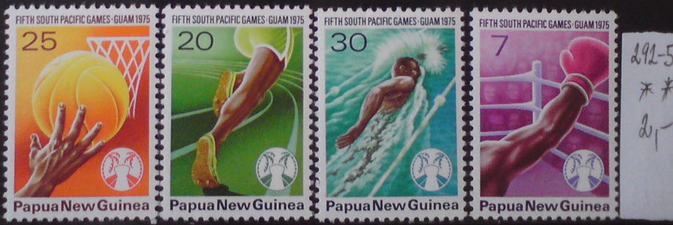 Papua nová Guinea 292-5 **